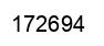 Número 172694 imagen negro