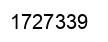 Number 1727339 black image