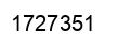 Number 1727351 black image