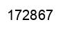 Number 172867 black image
