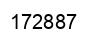 Number 172887 black image