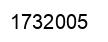 Number 1732005 black image