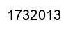 Number 1732013 black image
