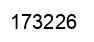 Number 173226 black image