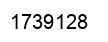Number 1739128 black image