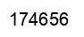 Number 174656 black image