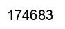Número 174683 imagen negro