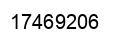 Número 17469206 imagen negro