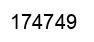 Número 174749 imagen negro