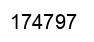 Número 174797 imagen negro