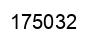 Number 175032 black image