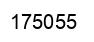 Number 175055 black image