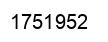 Number 1751952 black image