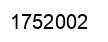 Número 1752002 imagen negro