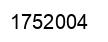 Número 1752004 imagen negro