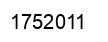 Number 1752011 black image