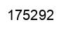 Number 175292 black image