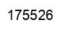 Number 175526 black image