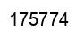 Número 175774 imagen negro