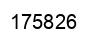 Number 175826 black image