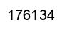 Number 176134 black image