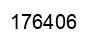 Number 176406 black image