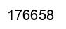 Number 176658 black image
