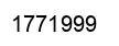 Number 1771999 black image