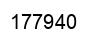 Number 177940 black image