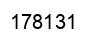 Number 178131 black image