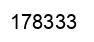 Number 178333 black image