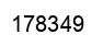 Number 178349 black image