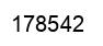 Number 178542 black image