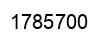 Número 1785700 imagen negro