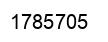 Number 1785705 black image