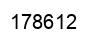 Number 178612 black image