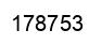 Number 178753 black image