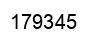 Número 179345 imagen negro