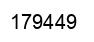 Number 179449 black image
