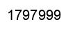 Number 1797999 black image