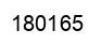 Número 180165 imagen negro