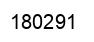 Number 180291 black image