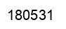 Número 180531 imagen negro