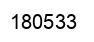 Number 180533 black image