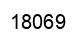 Number 18069 black image