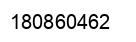Number 180860462 black image