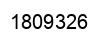 Number 1809326 black image