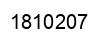 Number 1810207 black image