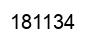 Number 181134 black image