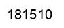Número 181510 imagen negro